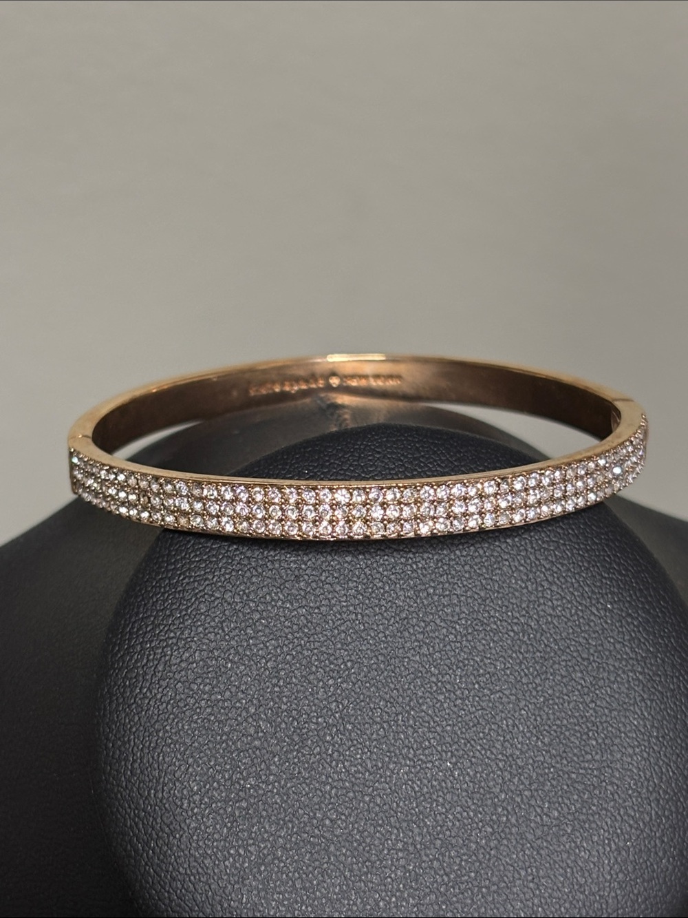 Kate Spade Pavé Crystal Bangle Bracelet in Rose Gold - Picture 2 of 7
